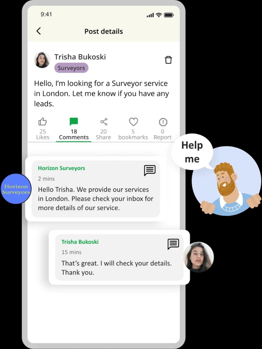 Professional real estate community network