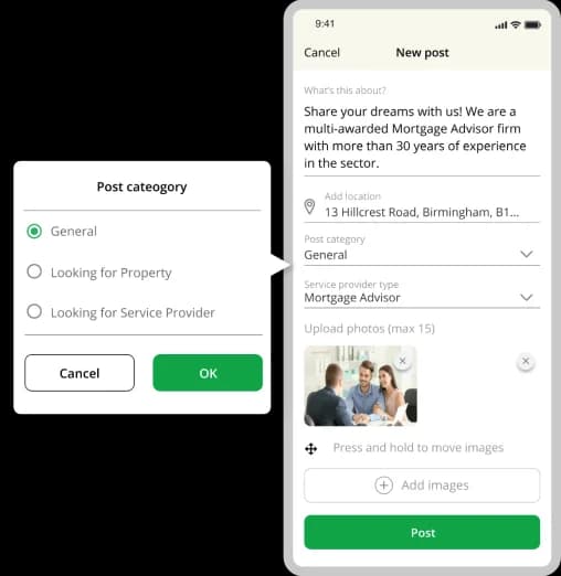 Expert property advice section