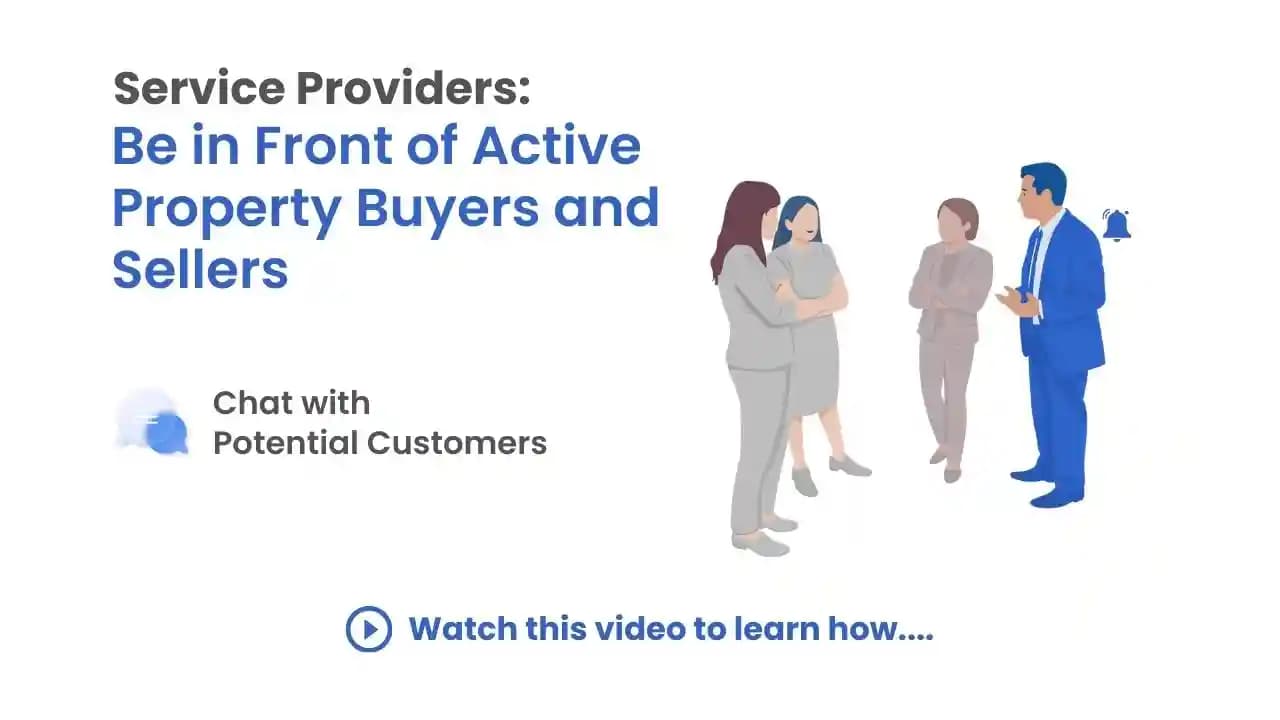 Interior designers, Home loan providers, Vaastu consultants, promote your business to active property buyers and sellers.